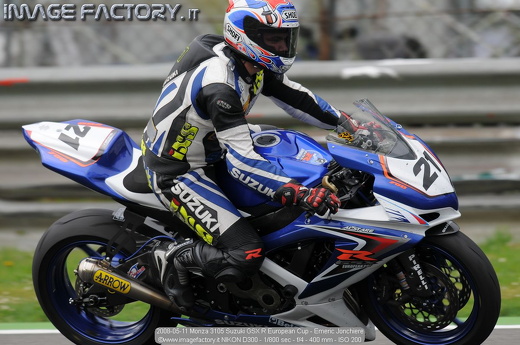 2008-05-11 Monza 3105 Suzuki GSX R European Cup - Emeric Jonchiere